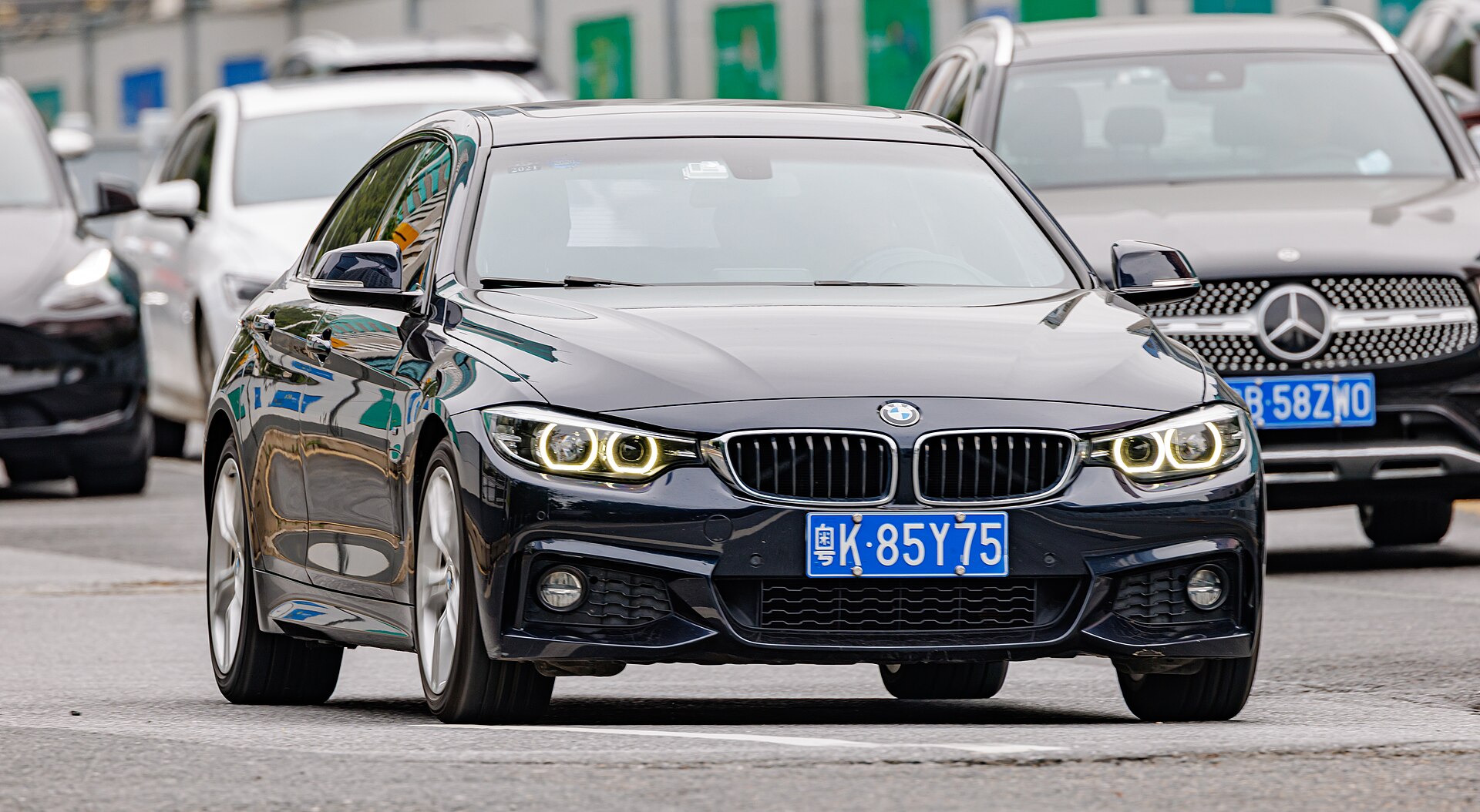 4 Series F36 Gran Coupe in a real licensed photograph