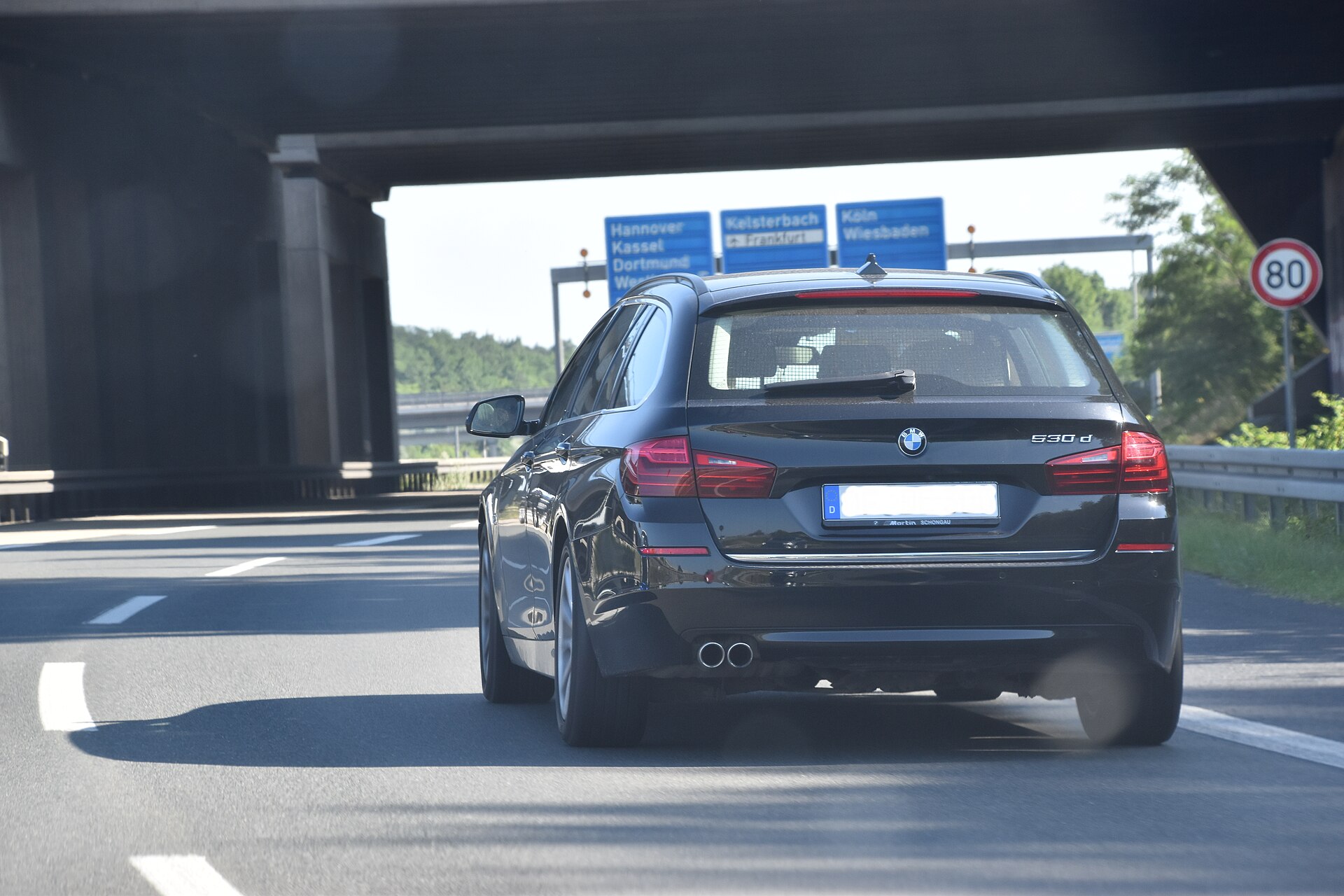 5 Series G31 Touring in a real licensed photograph