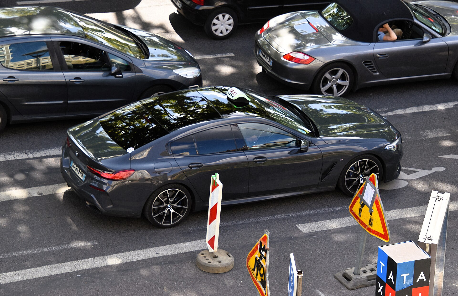 8 Series G16 Gran Coupe in a real licensed photograph