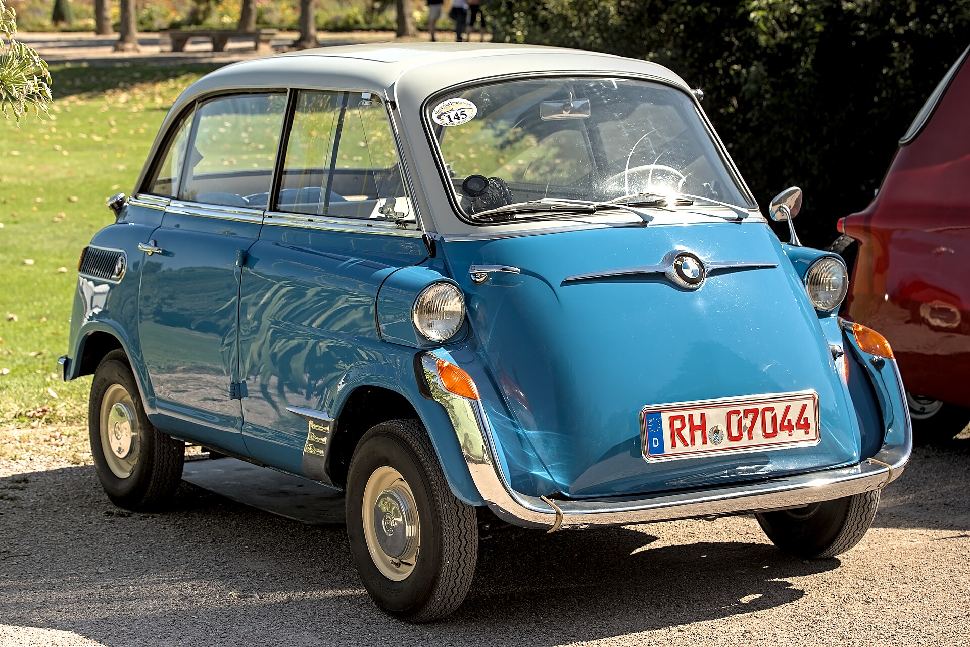 600 BMW 600 Microcar in a real licensed photograph