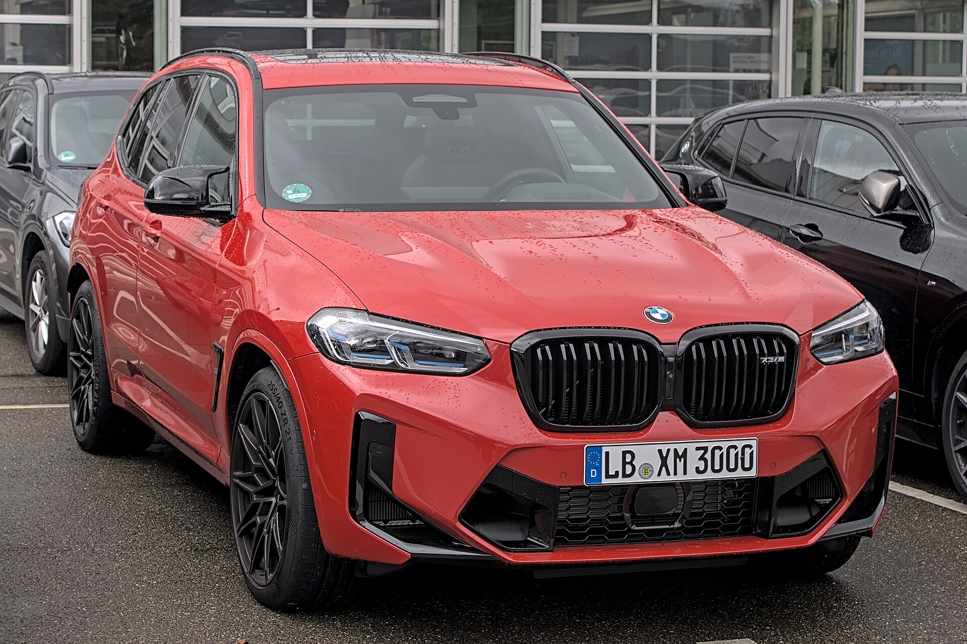 Кроссовер SAV BMW F97 на реальной лицензированной фотографии