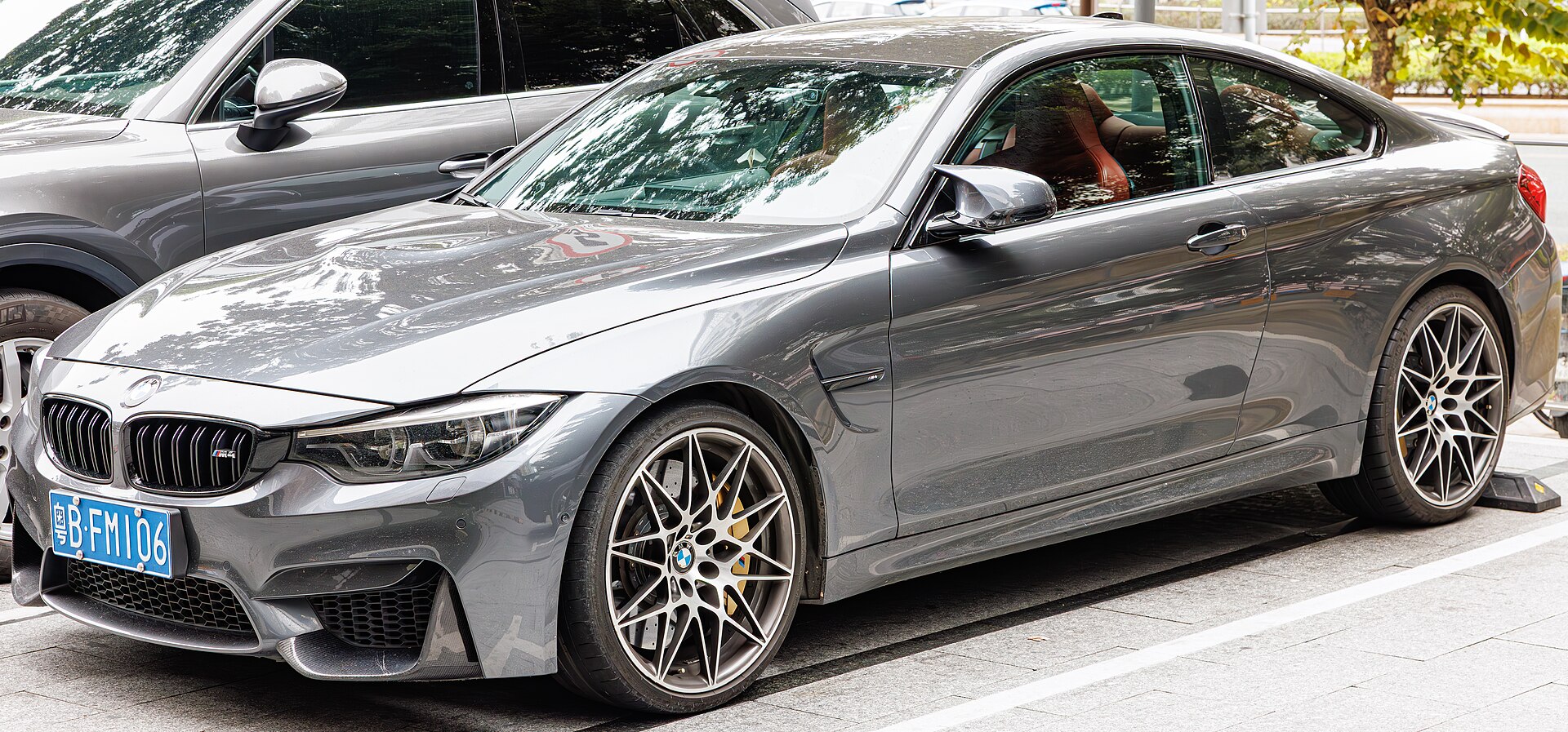 M4 F82 Coupe in a real licensed photograph