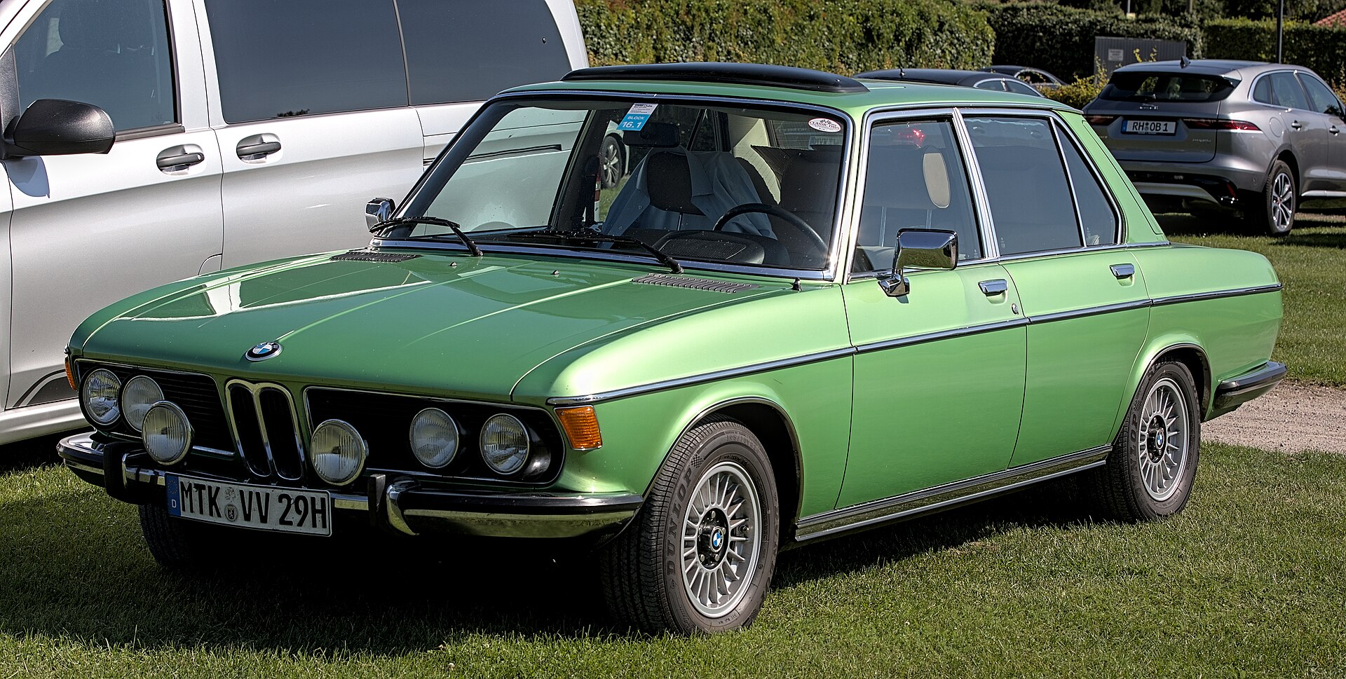 New Six E3 Sedan in a real licensed photograph