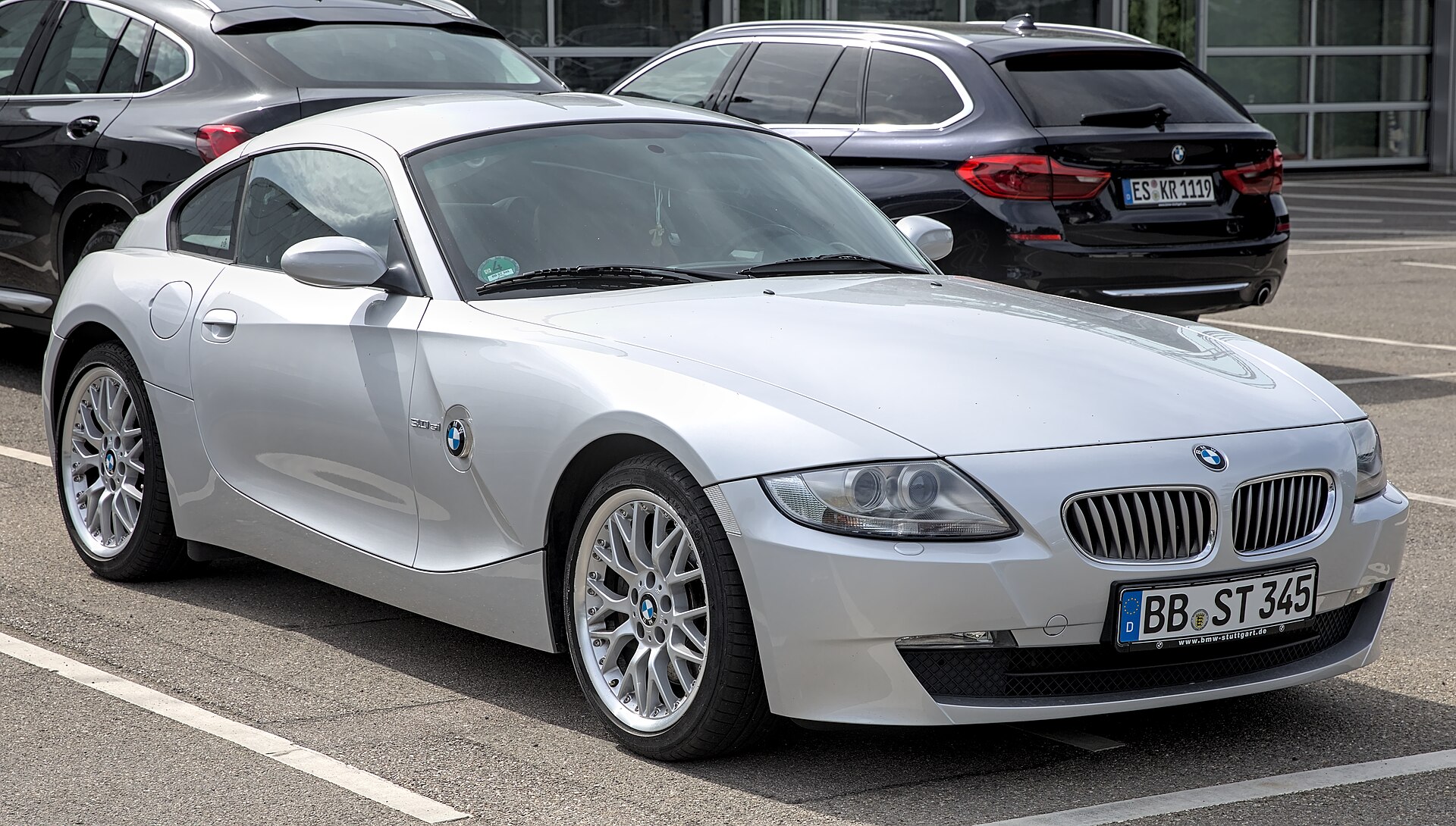 Z4 E86 Coupe in a real licensed photograph